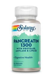 Натуральна добавка і екстракт Solaray Pancreatin 1300 (90 veg caps) (20058-01)