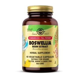 Натуральна добавка і екстракт Solgar Boswellia Resin Extract (60 veg caps) (18839-01)