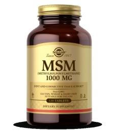 Натуральна добавка і екстракт Solgar MSM 1000 (120 tabs) (11135-01)
