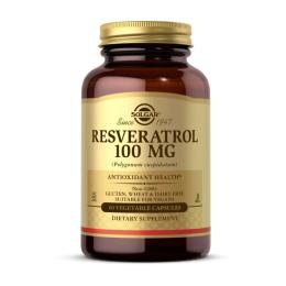 Натуральна добавка і екстракт Solgar Resveratrol 100 mg (60 veg caps) (19691-01)