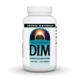 Натуральна добавка і екстракт Source Naturals DIM 200 mg (120 tab) (24632-01)