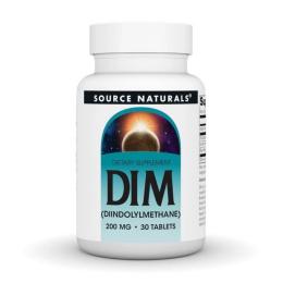 Натуральна добавка і екстракт Source Naturals DIM 200 mg (30 tab) (24631-01)