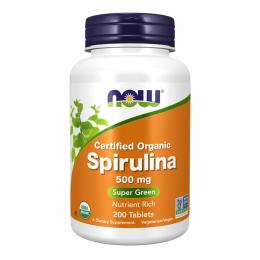 Натуральна добавка і екстракт Now Foods Spirulina 500 mg - 200 tabs (2022-10-0407)