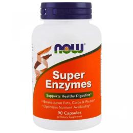 Натуральна добавка і екстракт Now Foods Super Enzyme - 90 caps (100-58-7842699-20)