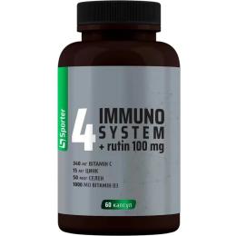 Натуральна добавка і екстракт Sporter 4Immuno System + Rutin 100 mg (60 caps) (24070-01)