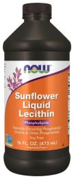 Натуральна добавка і екстракт Now Foods Sunflower Liquid Lecithin - 16 fl oz (2022-10-0686)