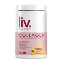 Натуральна добавка і екстракт USN LivSmart Collagen (330 g, mango orange) (21983-01)