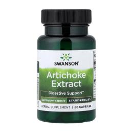 Натуральна добавка і екстракт Swanson Artichoke Extract 250 mg (60 caps) (24574-01)
