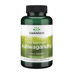 Натуральна добавка і екстракт Swanson Ashwagandha 450 mg full spectrum (100 caps) (19857-01)