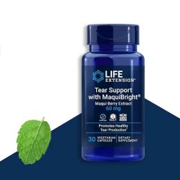 Натуральна добавка і екстракт Life Extension Tear Support with MaquiBright 60 mg - 30 vcaps (2023-10-3220)