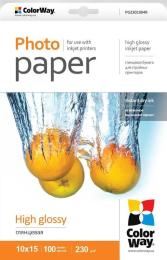 Фотопапір ColorWay PG2301004R_OEM глянцевий 230г/м2 10х15см 100л