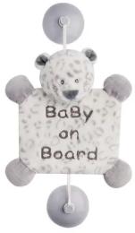 Мяка іграшка Nattou леопард Лея (963442) Gray White на присосках