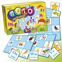 Настільна гра Мастер Лото ALPHABET MKM0327 на англ. мові