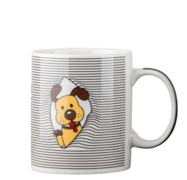 Чашка Vittora VT-C-223350 Смугаста з песиками