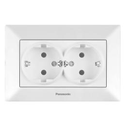 Розетка Panasonic Arkedia Slim WNTC02052WH-UAWhite