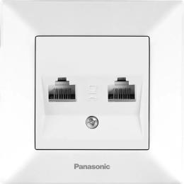 Розетка Panasonic Arkedia Slim WNTC04062WH-UA White