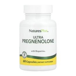 Натуральна добавка і екстракт Natures Plus Ultra Pregnenolone with Bioperine - 60 caps (2023-10-6121)