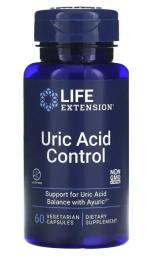 Натуральна добавка і екстракт Life Extension Uric Acid Control - 60 vcaps (2022-10-1927)