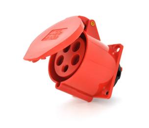 Розетка кабельна Voltronic SF-325 Red 5 полюсів, 3Р+N+E, 32А, 380V, IP44