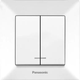Вимикач Panasonic Arkedia Slim WNTC00102WH-UAWhite