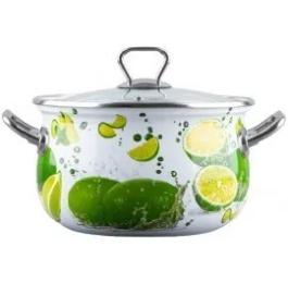 Каструля GUSTO Premium GT-T-120-LI Яскраві Лайми 4,0 л