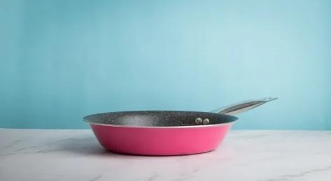 Сковорідка PEPPER PINK FLOWER PR-2106-24 + антипригарна підставка