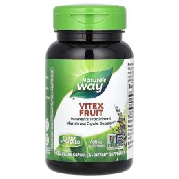 Натуральна добавка і екстракт Natures Way Vitex (Fruit) - 100 vcaps (2022-10-1113)
