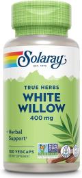 Натуральна добавка і екстракт Solaray White Willow Bark 400mg - 100 vcaps (2023-10-5273)
