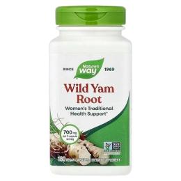 Натуральна добавка і екстракт Natures Way Wild Yam - 180 vcaps (2022-10-1115)