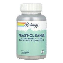 Натуральна добавка і екстракт Solaray Yeast Cleanse - 90 vcaps (2023-10-6956)