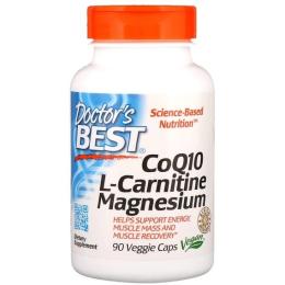 Антиоксидант Doctors BEST Коензим Q10, L-Карнитин і Магній, CoQ10 L-Carnitine Magnesiu (DRB-00477)