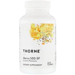 Антиоксидант Thorne Фітосоми куркумін 500-SF, Curcumin Phytosome Meriva, 120 гелевих капсул (THR-00479)
