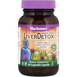 Трави Bluebonnet Nutrition Комплекс для Детоксикації Печінки, Liver Detox, Targeted Choice Liver Detox (BLB2020)