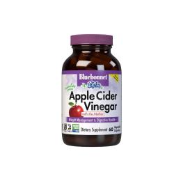 Трави Bluebonnet Nutrition Яблучний оцет, Apple cider vinegar, 60 вегетаріанських капсул (BLB0982)
