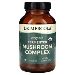 Трави Dr. Mercola Комплекс ферментованих Грибів, Fermented Mushroom Complex, 90 капсул (MCL-01458)