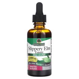 Трави Natures Answer Слизький вяз, 2000 мг, Slippery Elm Extract, 60 мл (NTA-00505)