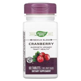 Трави Natures Way Журавлина, преміум-суміш, 400 мг, Cranberry, Premium Blend, 60 таблеток (NWY-15020)