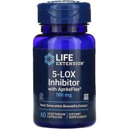 Трави Life Extension Інгібітор 5-LOX, Екстракт босвелії, 100 мг, 5-LOX Inhibitor with ApresFle (LEX-16396)
