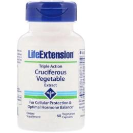 Натуральна добавка і екстракт Life Extension хрестоцвітих потрійної дії, Triple Action Crucife (LEX-14686)
