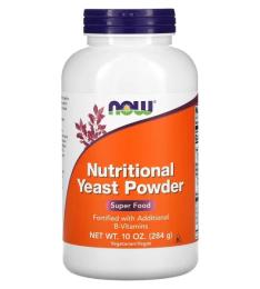 Трави Now Foods Сухі харчові дріжджі, Nutritional Yeast Powder, 284 гр (NOW-02460)