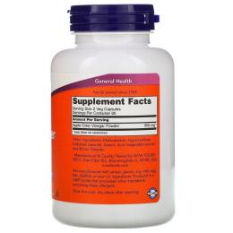 Трави Now Foods Яблучний оцет, 450 мг, Apple Cider Vinegar, 180 вегетаріанських капсул (NOW-03317)