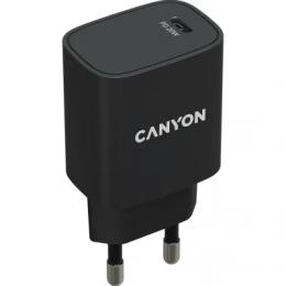 Адаптер живлення для телефона Canyon CNE-CHA20B02 Black PD 20W