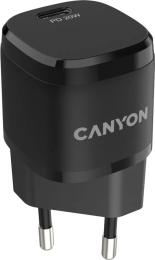 Адаптер живлення для телефона Canyon CNE-CHA20B05 Black Mini Wall Charger H-20 USB-C PD