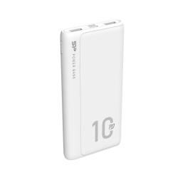 Зовнішній портативний акумулятор Silicon Power QP15 10000mAh White 20W (SP10KMAPBKQP150W)