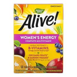 Вітамінно-мінеральний комплекс   Natures Way Alive! Womens Energy (50 tab) (21896-01)