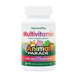 Вітамінно-мінеральний комплекс   Natures Plus Animal Parade Multivitamin (180 animal-shaped tabs, natural orange) (20417-04)