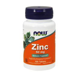 Вітамінно-мінеральний комплекс NOW Zinc 50 mg (100 tabs) (06474-01)