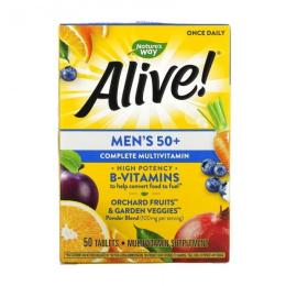 Вітамінно-мінеральний комплекс   Natures Way Alive! Mens 50+ (50 tab) (21898-01)