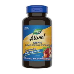 Вітамінно-мінеральний комплекс   Natures Way Alive! Mens Complete Multivitamin (130 tab) (24707-01)