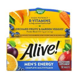 Вітамінно-мінеральний комплекс   Natures Way Alive! Mens Energy (50 tab) (20498-01)